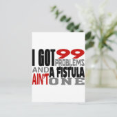 99の悩みがあって、瘻孔はそのうちの一つじゃない ポストカード (スタンド正面)