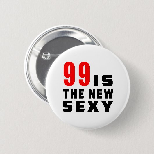 99の誕生日のデザイン 缶バッジ (正面&裏面)