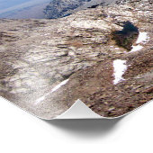 99または97ホイットニー山へのスイッチバック3 フォトプリント            (角)