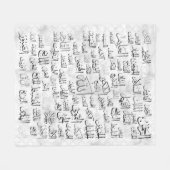 99アッラウォールアートブランケットの名前 フリースブランケット (正面(横))