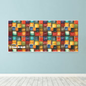 99アッラーの名前 キャンバスプリント (インサイチュ (ウッドフロア))