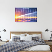 99アッラーの名前、ストレッチされたキャンバス印刷 キャンバスプリント (インサイチュ (寝室))