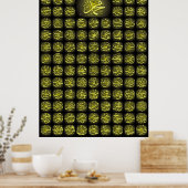 99アッラーの名最高の前ポスター ポスター (キッチン)