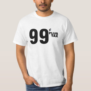 99セントプラス税シャツ Tシャツ