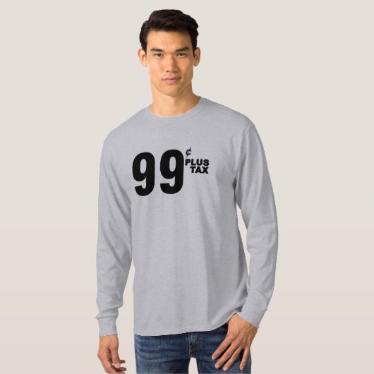 99セントプラス税シャツ Tシャツ (正面フル)
