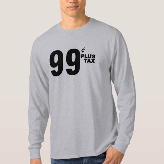 99セントプラス税シャツ Tシャツ (正面)