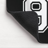 99バスケットボールバスケットボールスタイルヴィンテージホワイトタンクトップ マウスパッド (コーナー)