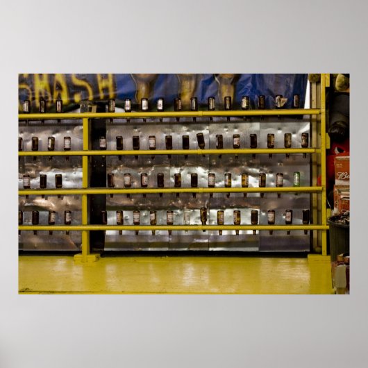 99ボトルのビールのウォールプリント ポスター (正面)