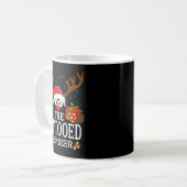 99匹のクリスマストナカイの仲間 ユニセックス大人用 コーヒーマグカップ (正面左)
