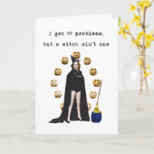 99問題だが魔女はハロウィンカードを1枚持たない カード (黄色い花)