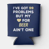 99問題ラブネームパーソナライズされた 缶クーラー (正面)