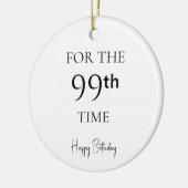 99回目の誕生日おめでとう セラミックオーナメント (左)