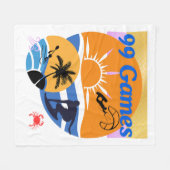 99夏の試合 フリースブランケット (正面(横))