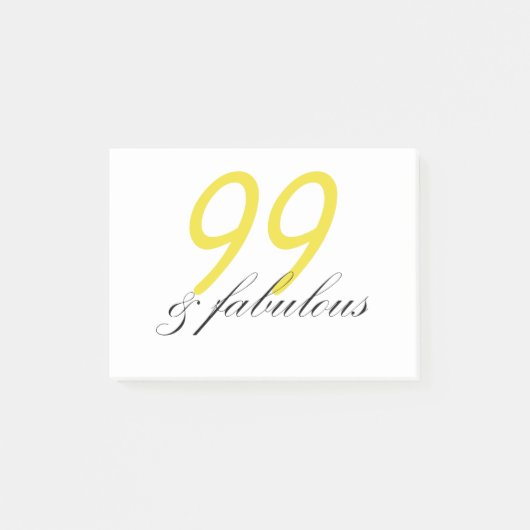 99歳おめでとう ポストイット (正面)