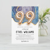 99歳の誕生日パーティーの招待状 招待状 (スタンド正面)