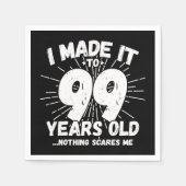 99歳皮肉ミームおもしろい99誕生日 スタンダードカクテルナプキン (正面)