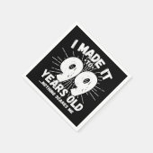 99歳皮肉ミームおもしろい99誕生日 スタンダードカクテルナプキン (角)