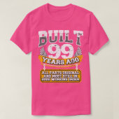 99誕生日おもしろいシャツヴィンテージ構築年99年 Tシャツ (デザイン正面)