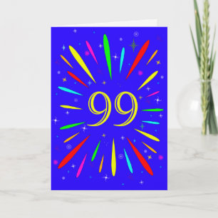 99誕生日爆破カード カード