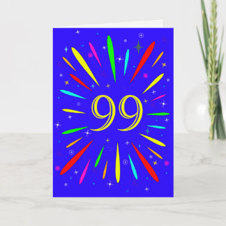 99誕生日爆破カード カード