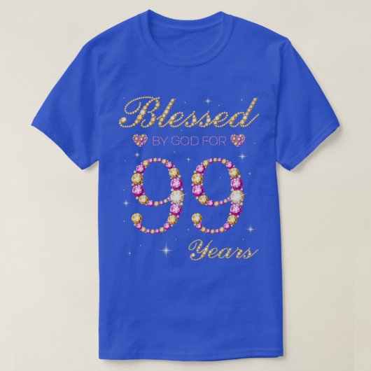 99賛美歳99誕生日部の神による Tシャツ (デザイン正面)
