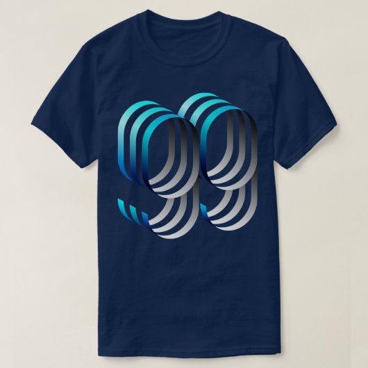 99青 Tシャツ (デザイン正面)