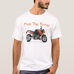 990 Superdukesの黒いトリムを放して下さい Tシャツ