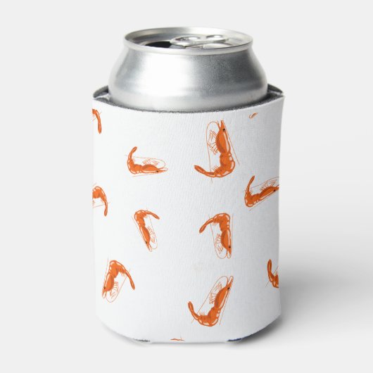 9954エビ模様 缶クーラー (缶正面)