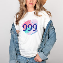 999エンジェル番号スピリチュアル再出生表示 Tシャツ