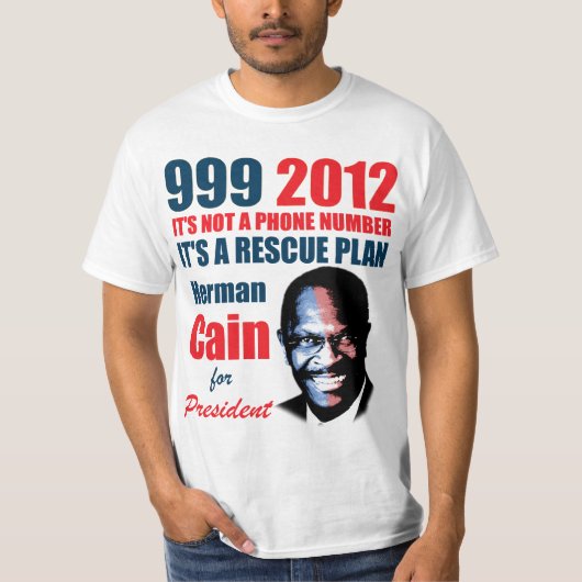 999ヘルマンカイン2012年 Tシャツ (正面)