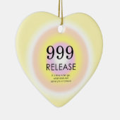 999モダンを意味する天使の数の数理 セラミックオーナメント (右)