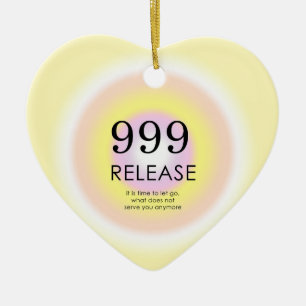 999モダンを意味する天使の数の数理 セラミックオーナメント
