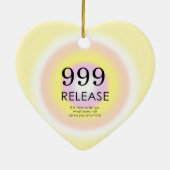 999モダンを意味する天使の数の数理 セラミックオーナメント (裏面)