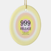 999モダンを意味する天使の数の数理 セラミックオーナメント (右)
