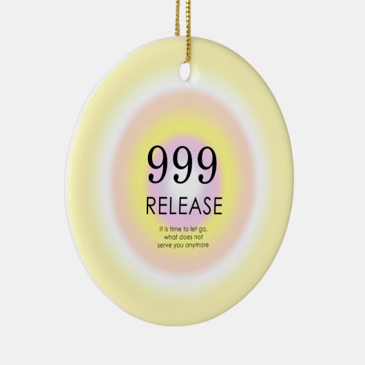 999モダンを意味する天使の数の数理 セラミックオーナメント (右)