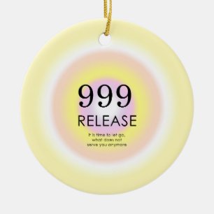 999モダンを意味する天使の数の数理 セラミックオーナメント