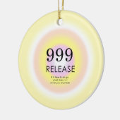 999モダンを意味する天使の数の数理 セラミックオーナメント (左)