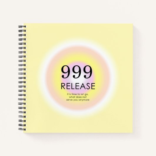 999モダンを意味する天使の数の数理 ノートブック (正面)