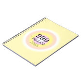 999モダンを意味する天使の数の数理 ノートブック (左側)