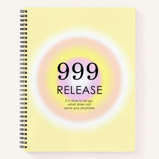 999モダンを意味する天使の数の数理 ノートブック (正面)