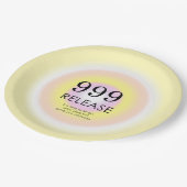 999モダンを意味する天使の数の数理 ペーパープレート (アングル)