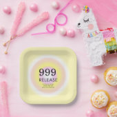 999モダンを意味する天使の数の数理 ペーパープレート (パーティー)