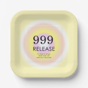 999モダンを意味する天使の数の数理 ペーパープレート