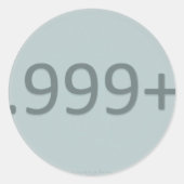 .999以上シルバーディスク ラウンドシール (正面)