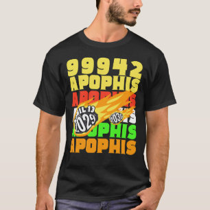 99942 カラフル小惑星APOPHS 2029 2036 Tシャツ