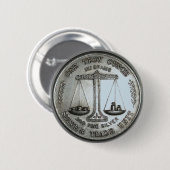 .999 1つのイリオスオンスの銀の背部スケール 缶バッジ (正面&裏面)