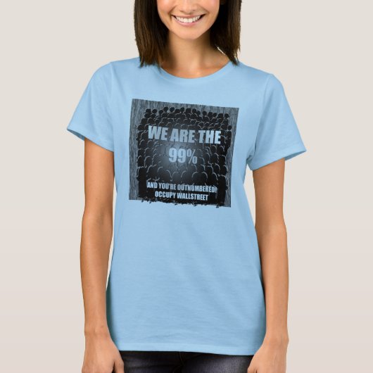 99%およびカウント!!! Tシャツ (正面)