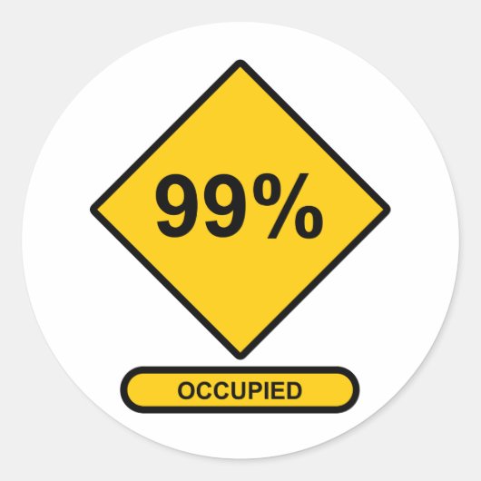 99%が占める ラウンドシール (正面)