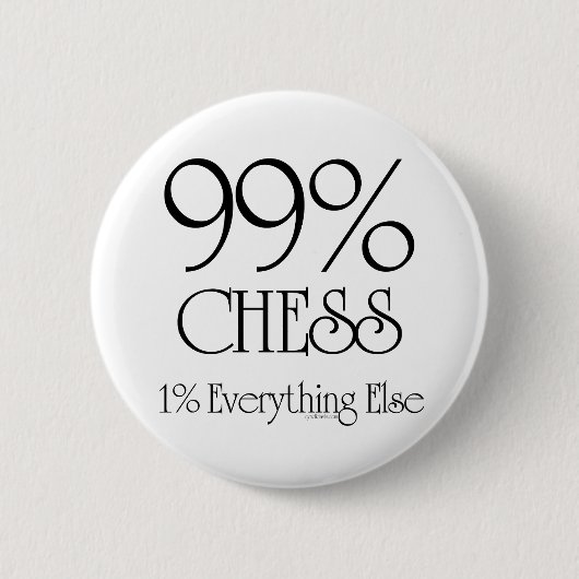 99%のチェス 缶バッジ (正面)