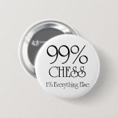 99%のチェス 缶バッジ (正面&裏面)